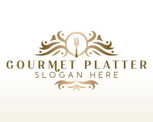 Gourmet Buffet Restaurant logo design