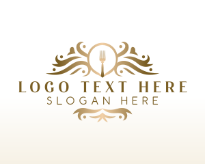 Gourmet Buffet Restaurant Logo