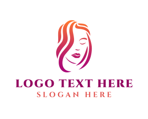 Beautiful Female Stylist Logo