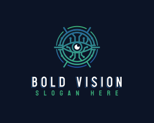 Cyber Eye Surveillance logo design