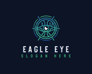 Cyber Eye Surveillance logo design