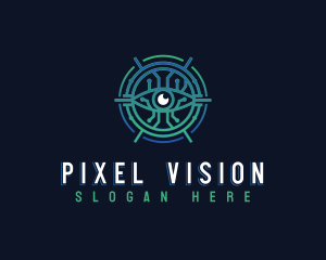 Cyber Eye Surveillance logo design