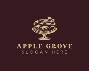 Apple Pie Dessert Pastry logo design