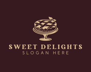 Apple Pie Dessert Pastry logo design