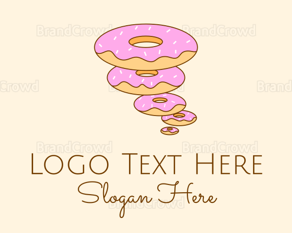 Sweet Donut Tornado Logo