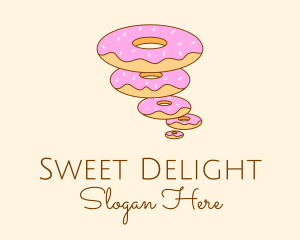 Treat - Sweet Donut Tornado logo design