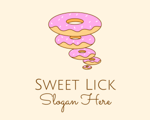 Sweet Donut Tornado logo design