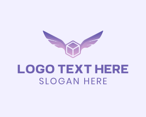 Forwarder - Wing Box Logistic logo design