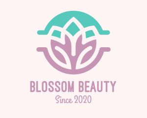 Blossom - Beauty Yoga Lotus logo design