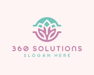 Beauty Yoga Lotus logo design