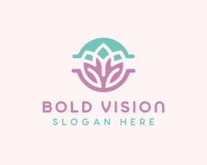 Beauty Yoga Lotus logo design