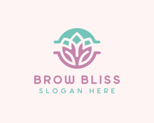 Beauty Yoga Lotus logo design