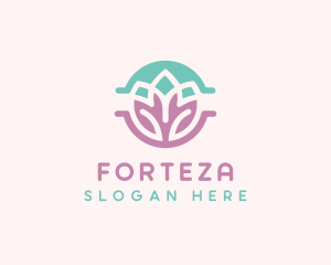 Beauty Yoga Lotus logo design