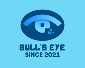 Eye Tech Pixel logo design