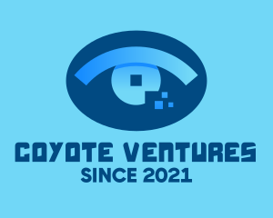 Eye Tech Pixel logo design