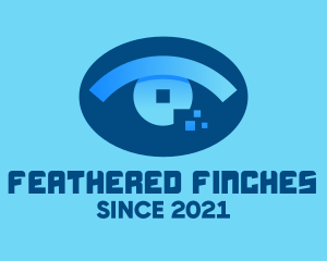 Eye Tech Pixel logo design