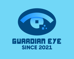 Eye Tech Pixel logo design