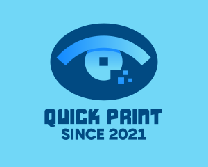 Eye Tech Pixel logo design