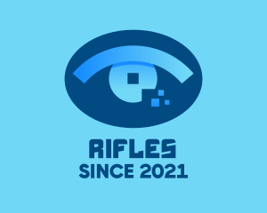 Eye Tech Pixel logo design