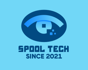 Eye Tech Pixel logo design