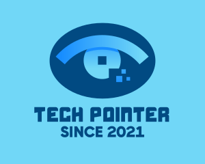 Eye Tech Pixel logo design