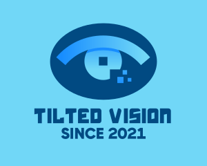 Eye Tech Pixel logo design