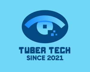 Eye Tech Pixel logo design