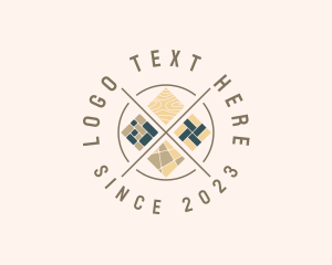 Textiles - Floor Tile Flooring logo design
