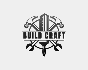 Building Construction Tools logo design