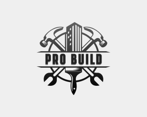 Building Construction Tools logo design