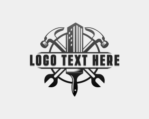 Home Improvement - Building Construction Tools logo design