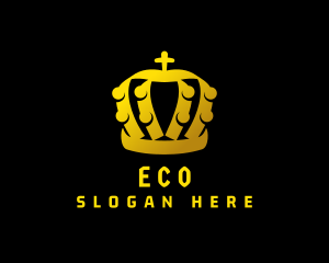 Golden Monarchy Crown Logo