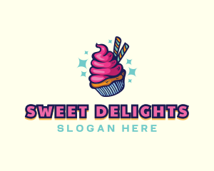 Pastries - Sweet Pastry Cupcake logo design
