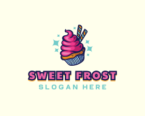 Sweet Pastry Cupcake logo design