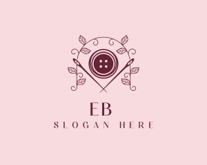 Alteration - Button Needle Sewing logo design