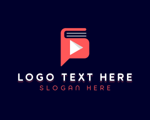 Youtuber - Play App Audiobook logo design