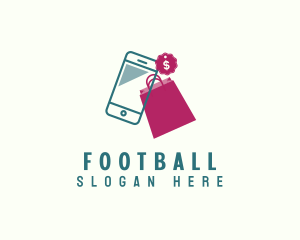 Gadget - Shopping Bag Phone Discount logo design