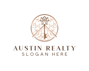 Antique Key Realty logo design