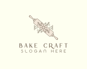 Baking Floral Bakery logo design