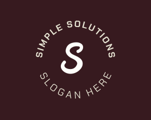 Simple Round Business logo design