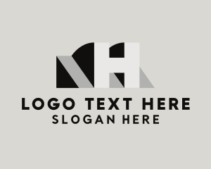 3D Contractor Letter H Logo