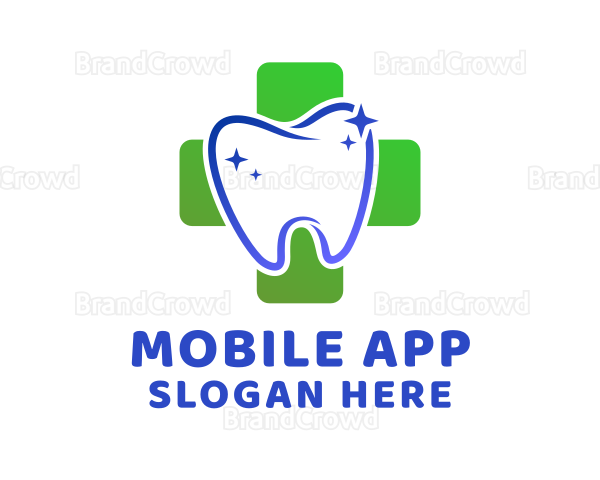 Dental Cross Tooth Logo