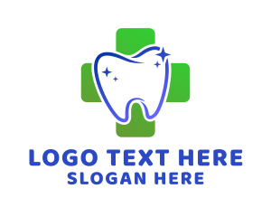 Dental - Dental Cross Tooth logo design
