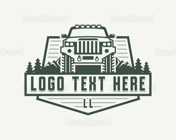 Adventure SUV Vehicle Logo