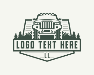 Transport - Adventure SUV Vehicle logo design