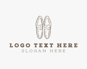 Leather - Formal Leather Shoes logo design
