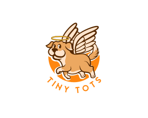 Kennel - Wing Puppy Animal Pet logo design
