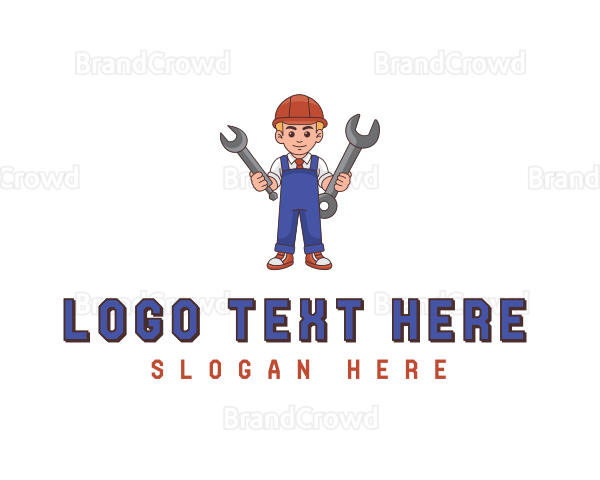 Mechanic Wrench Handyman Logo