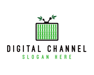 Channel - Bamboo TV Channel logo design