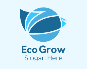 Aquaponics - Round Puffer Fish logo design